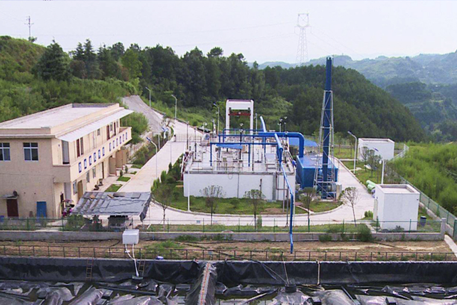 Wasteland fill / kitchen waste power supply solution